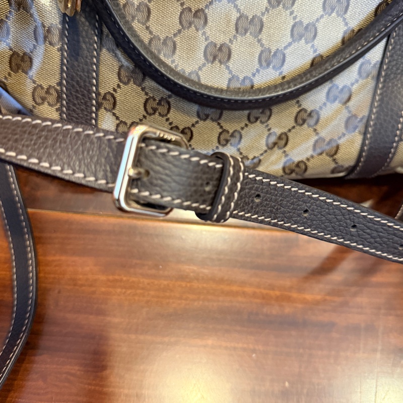 GG Crystal帆布Gucci Dome手提包/肩背包-22