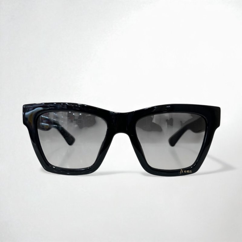 Gucci GG1714S雙G金色LOGO黑色墨鏡-1