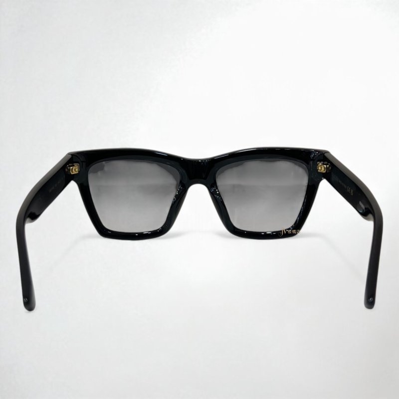 Gucci GG1714S雙G金色LOGO黑色墨鏡-4