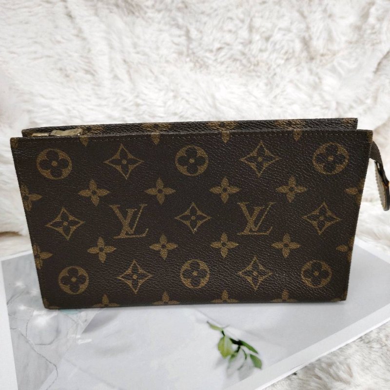 LV 老花鏈條包 (缺鏈條)-1