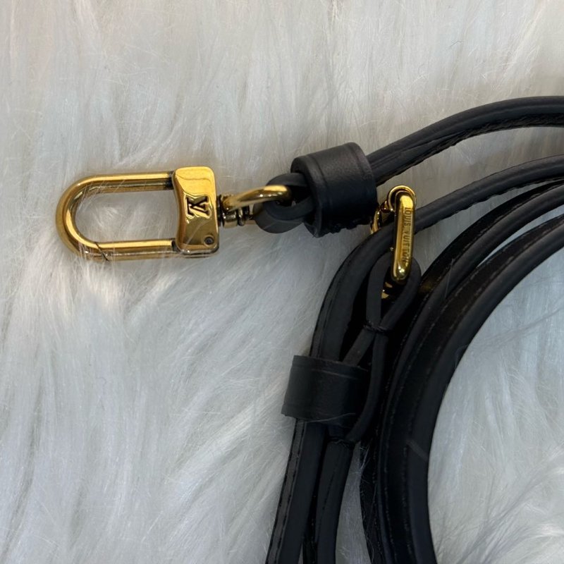 LV Petite Malle 盒子 棕色拼黑色 老花 塗層帆布拼牛皮 小號 金扣-6