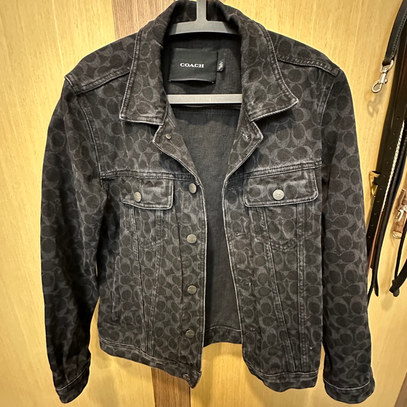 coach 復古牛仔刷色外套-0