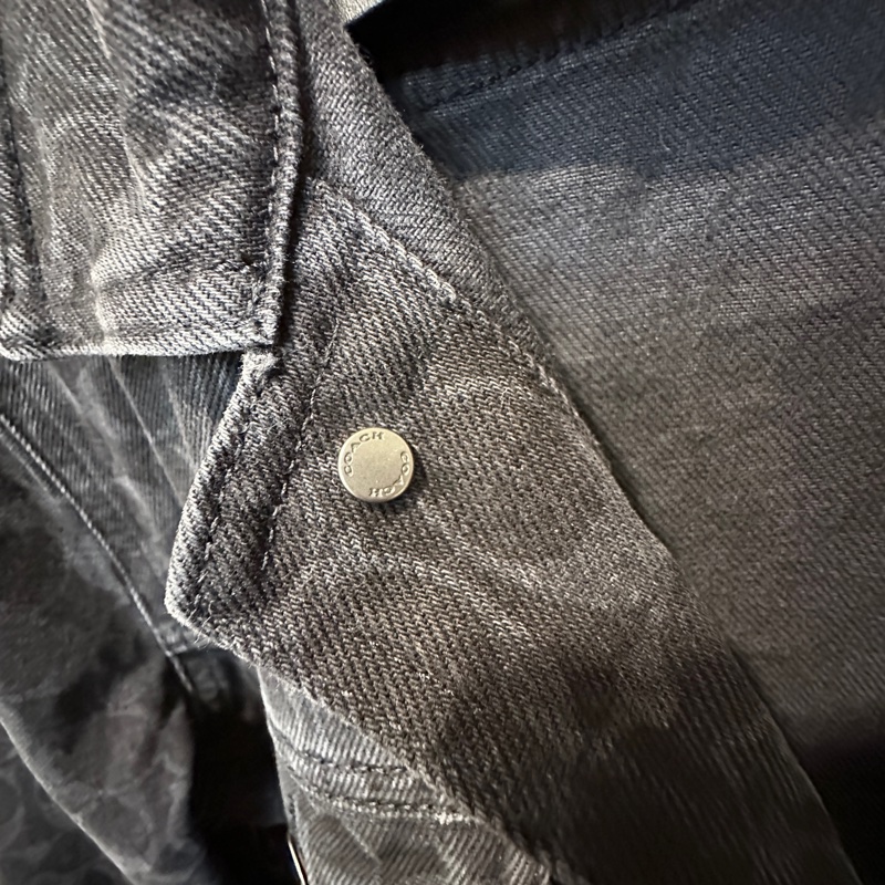 coach 復古牛仔刷色外套-15