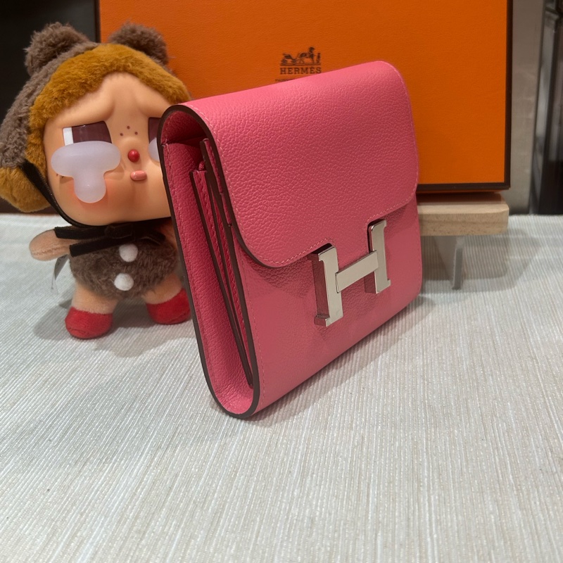 Hermes Constance Wallet 8W evercolor 牛皮銀扣-1