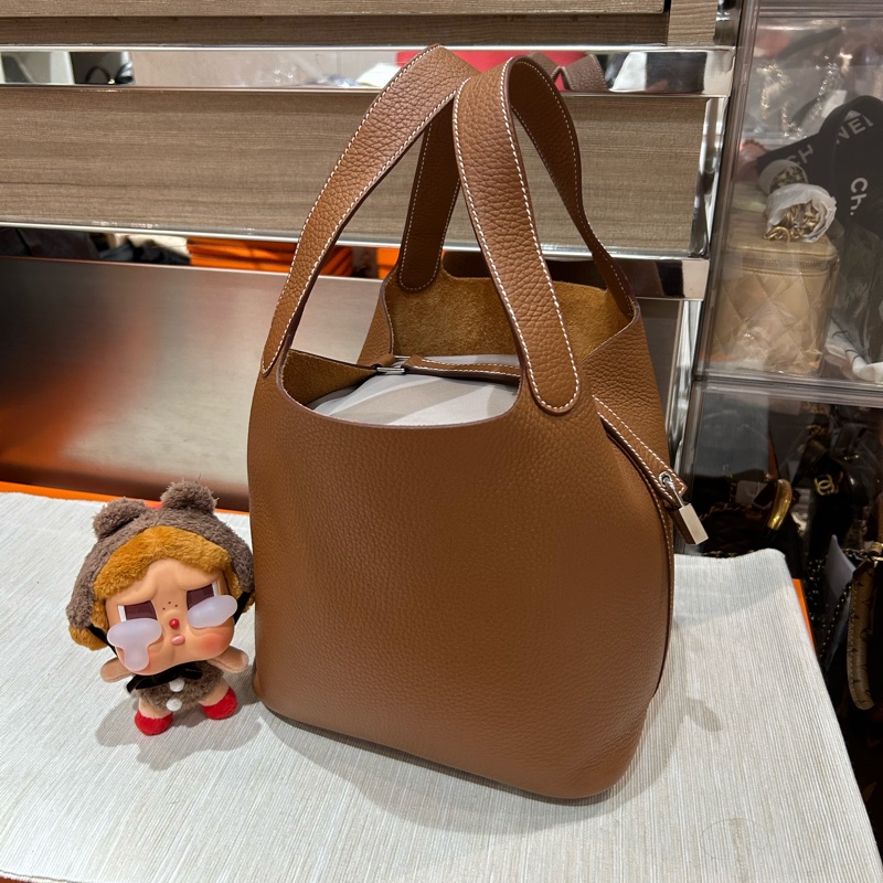 Hermes Picotin 22 STAMP W, Gold 銀扣-1