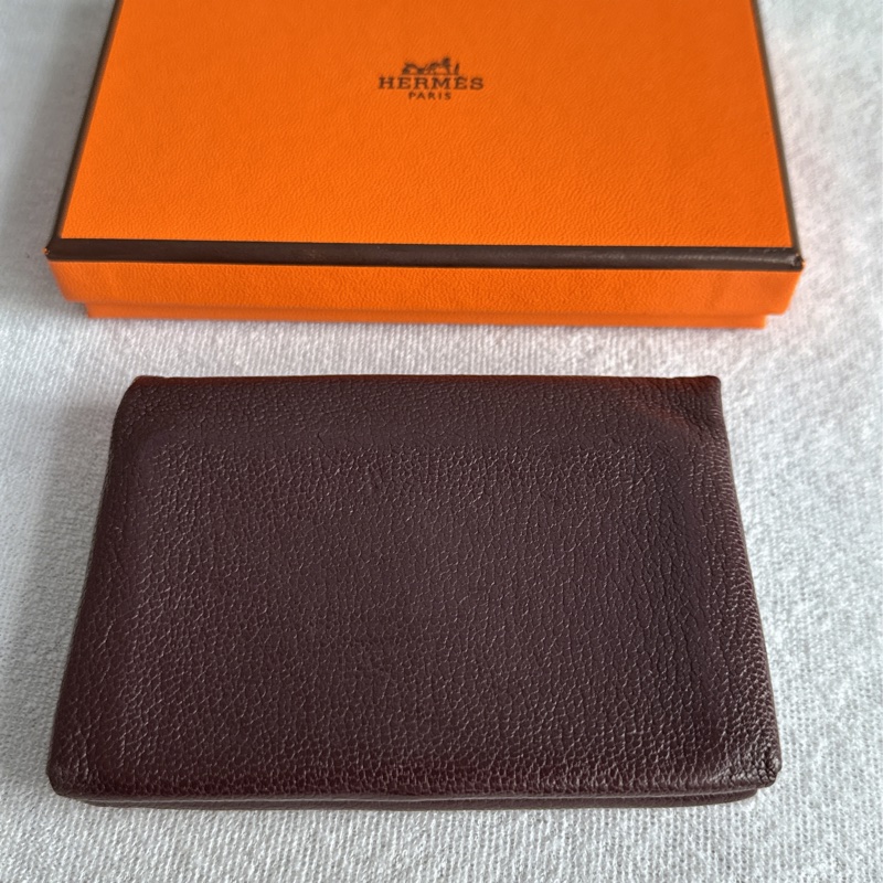 Hermes Calvi Duo Mysore goatskin愛馬仕卡包-0