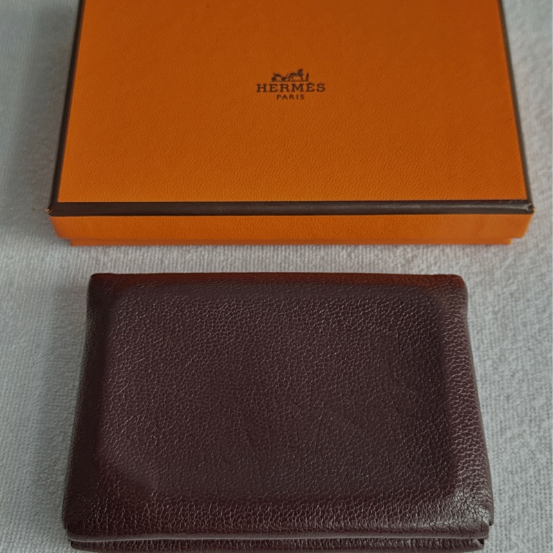 Hermes Calvi Duo Mysore goatskin愛馬仕卡包-5