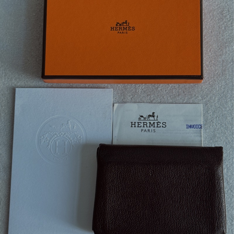 Hermes Calvi Duo Mysore goatskin愛馬仕卡包-19