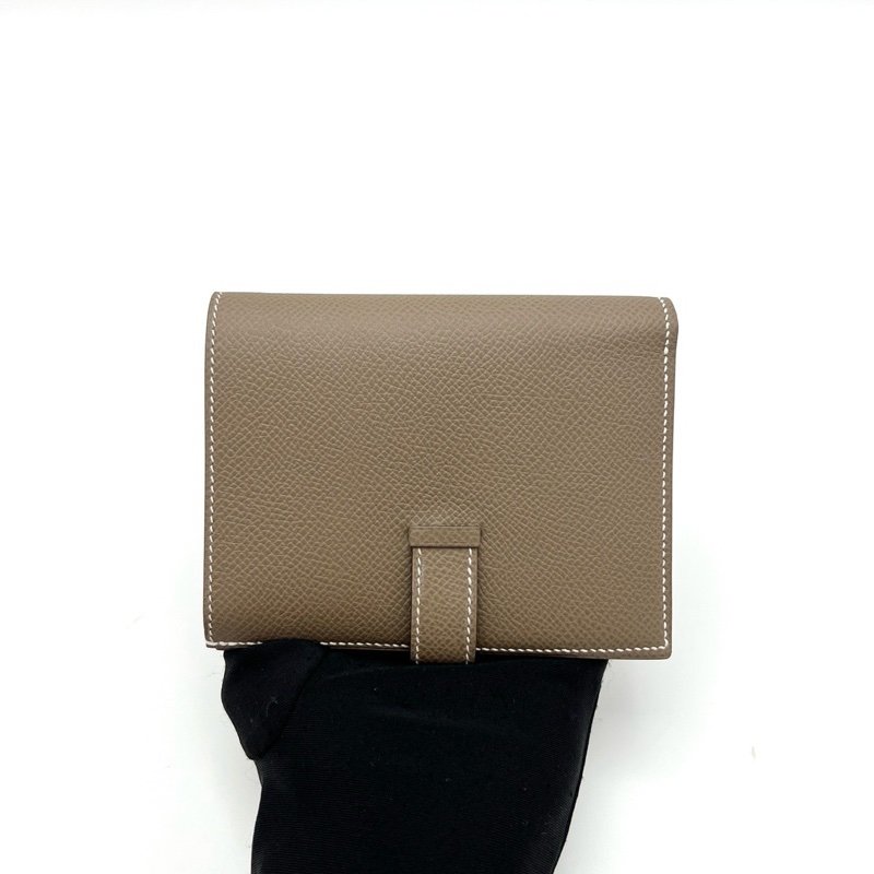 HERMES 大象灰金扣Bearn短款錢包12*9.5*1.5 全新閒置配件盒子-6