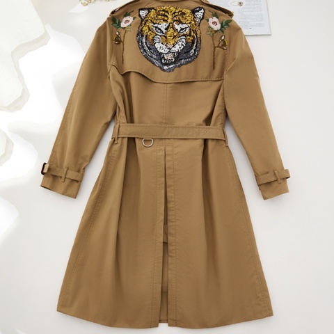 🈹*減價 超值*  GUCCI 重工款 時尚風衣