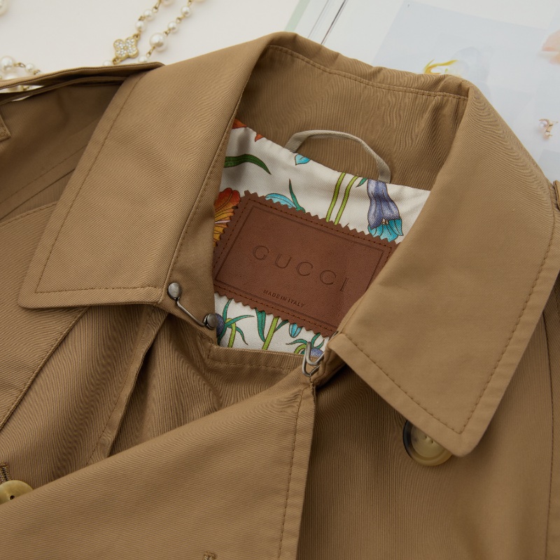 🈹*減價 超值*  GUCCI 重工款 時尚風衣-3