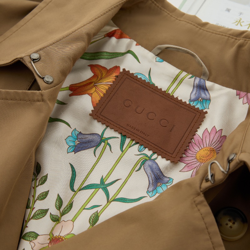 🈹*減價 超值*  GUCCI 重工款 時尚風衣-8
