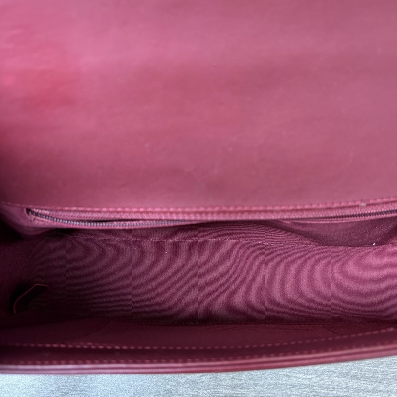 CHANEL 紅金leboy 肩背斜背鏈條包28*18*6 98新配件保卡塵袋-2