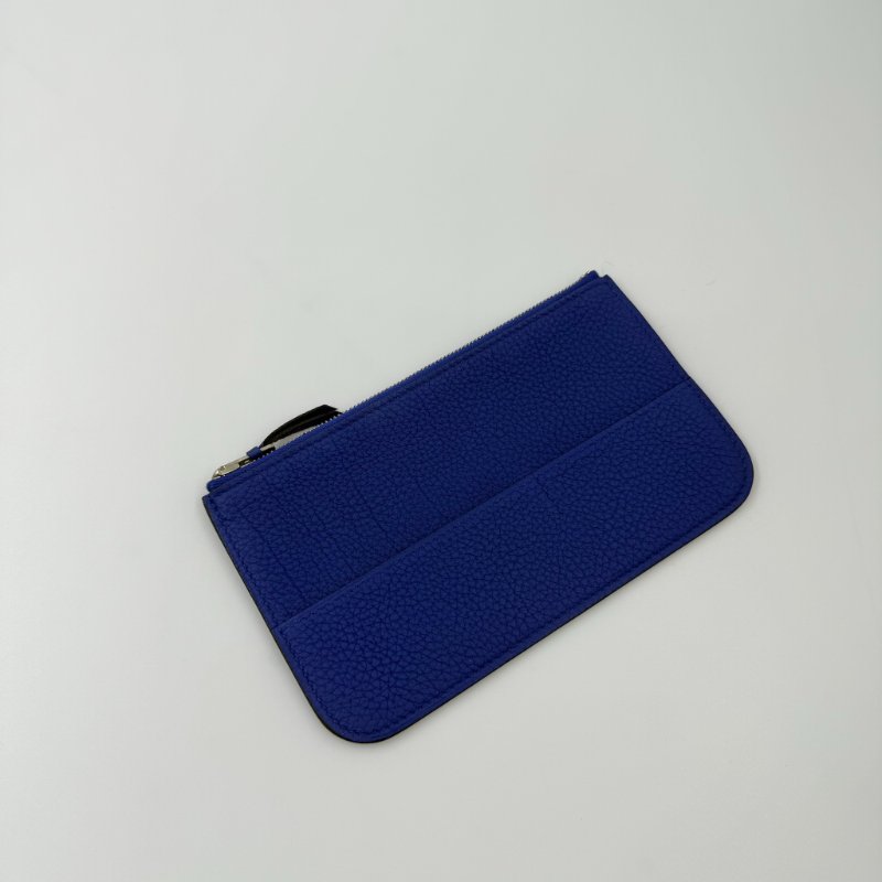 HERMES - 7T電光藍 Togo Dogon長夾-6