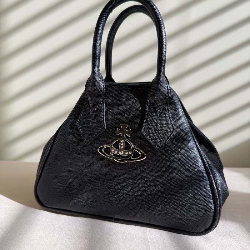 Vivienne Westwood Yasmine Small 黑色 手提包|近新閒置|附購買證明-0
