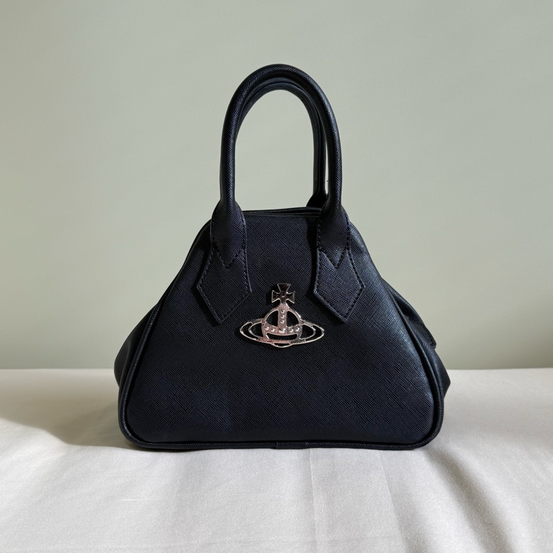 Vivienne Westwood Yasmine Small 黑色 手提包|近新閒置|附購買證明-10