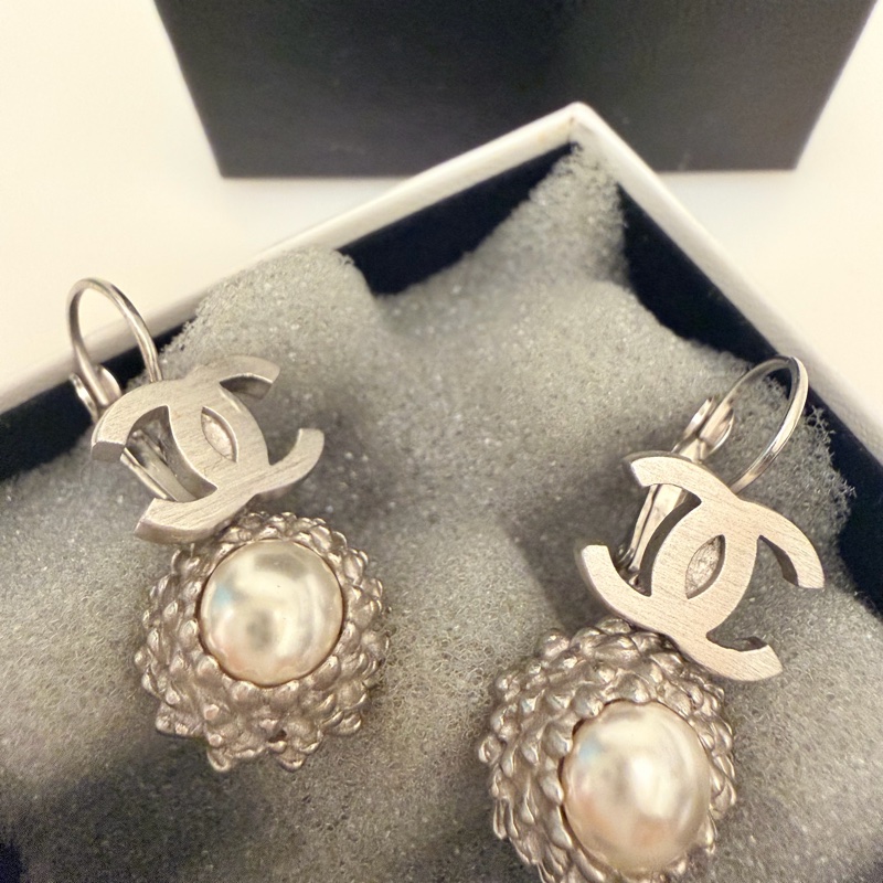 🍒CHANEL Vintage巴洛克珍珠耳環 2F260103-2-3