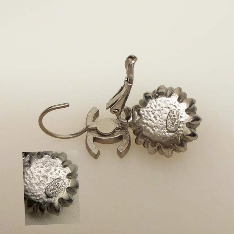 🍒CHANEL Vintage巴洛克珍珠耳環 2F260103-2-7