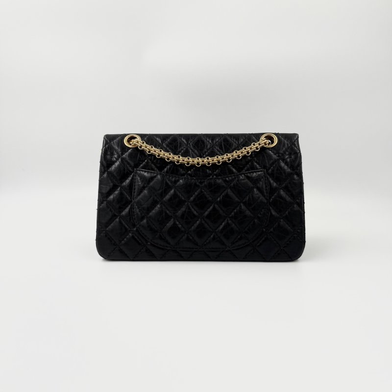CHANEL - 黑色復古金釦2.55 Handbag-1