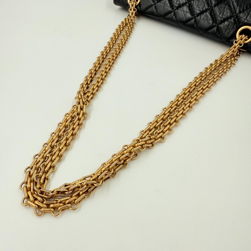CHANEL - 黑色復古金釦2.55 Handbag-19