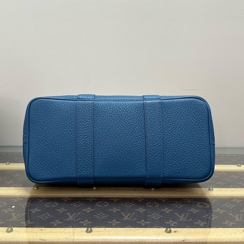 HERMES 帆布拼皮花園30手提包30*21*14 98新配件塵袋-4