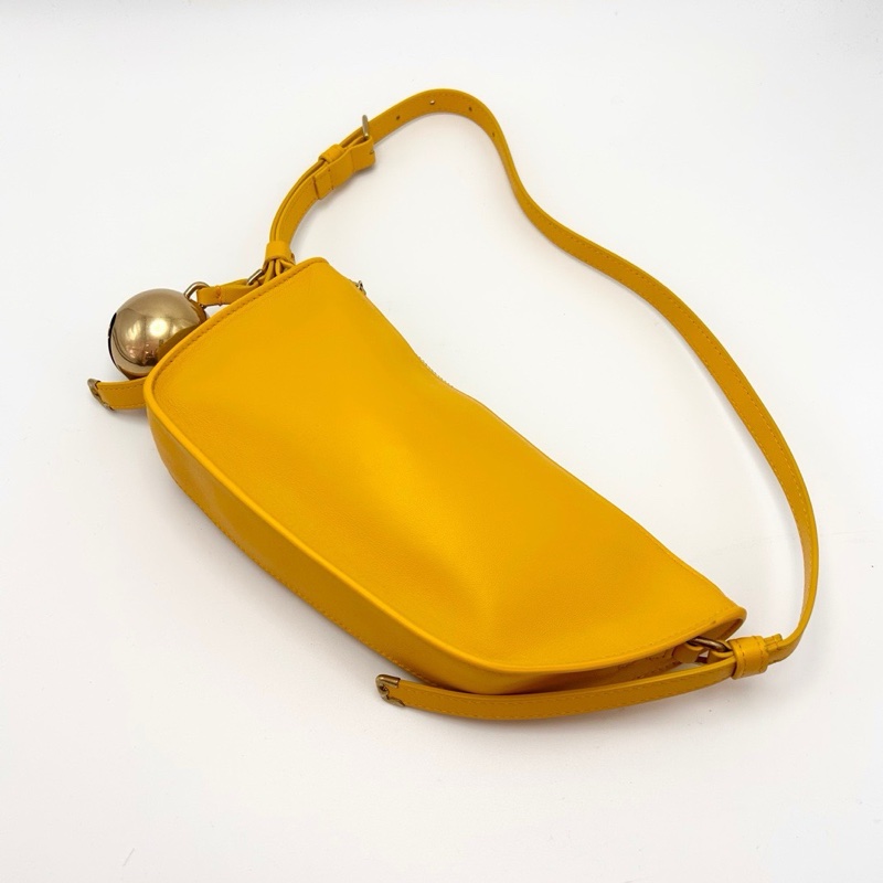 BURBERRY黃色Shield鈴鐺包24*12*6 98新配件塵袋-5