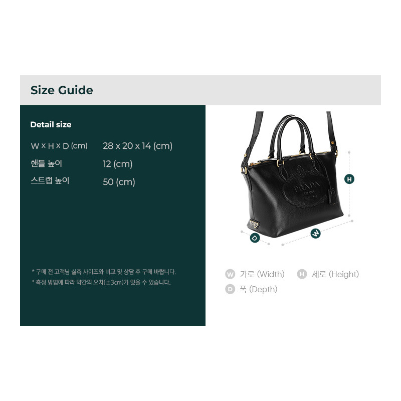 PRADA 25SS 女士手提包 (1BA104 2EBJ F0002)-2