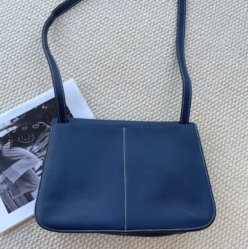 Hermes Halzan 31 瑪瑙藍拼白綠-3