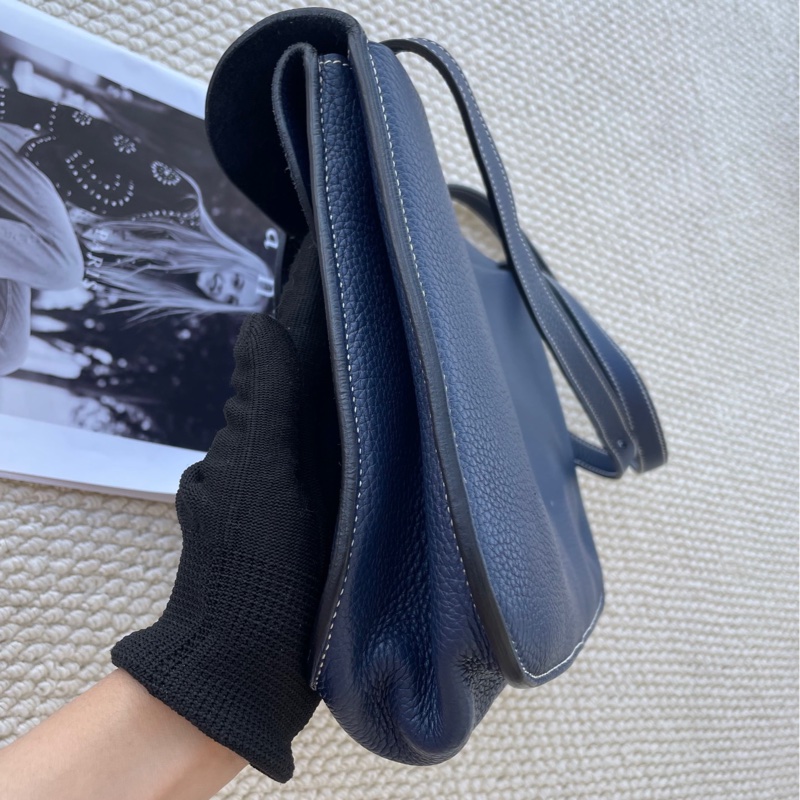 Hermes Halzan 31 瑪瑙藍拼白綠-5