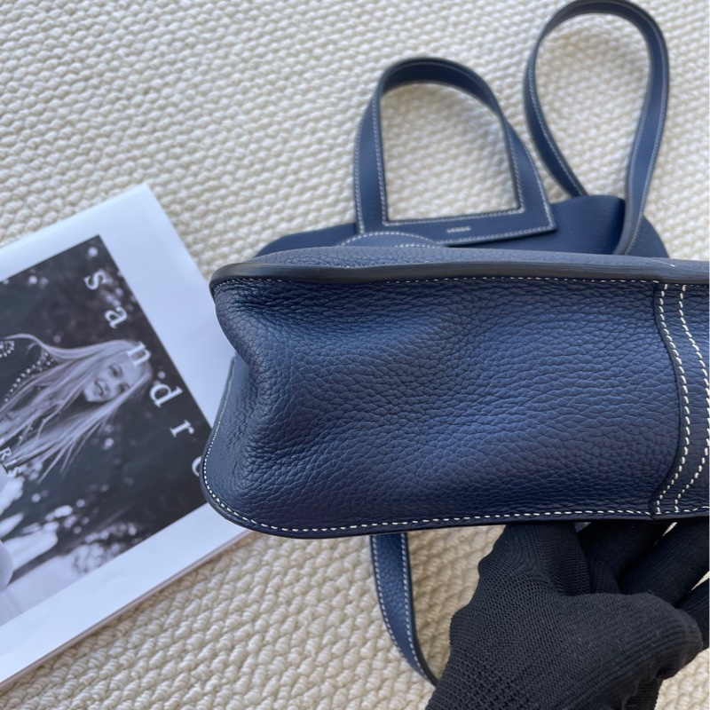 Hermes Halzan 31 瑪瑙藍拼白綠-8