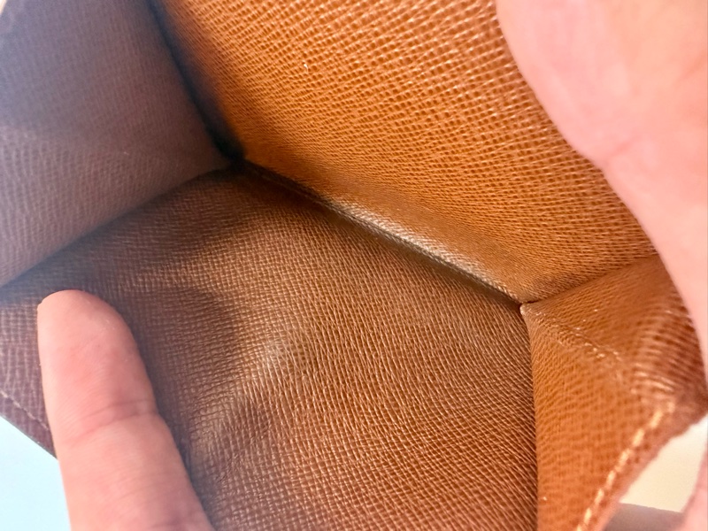 ✔️LV Louis Vuitton 路易威登 Monogram M61652 原花金扣三折零錢短夾-18