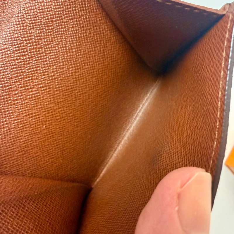 ✔️LV Louis Vuitton 路易威登 Monogram M61652 原花金扣三折零錢短夾-27