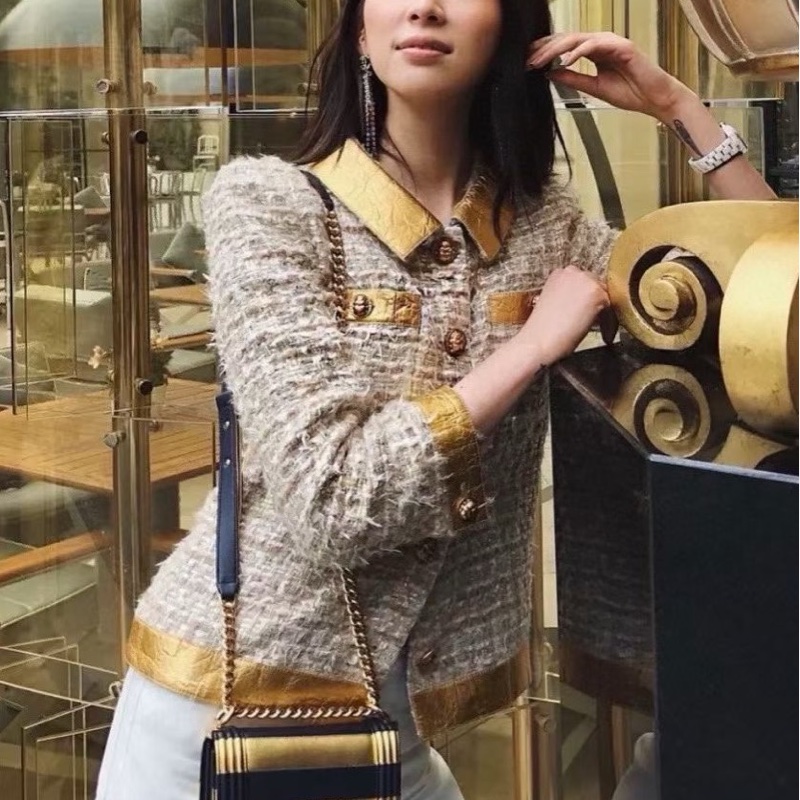 ⭐️ Chanel Tweed Jacket 埃及系列外套-6