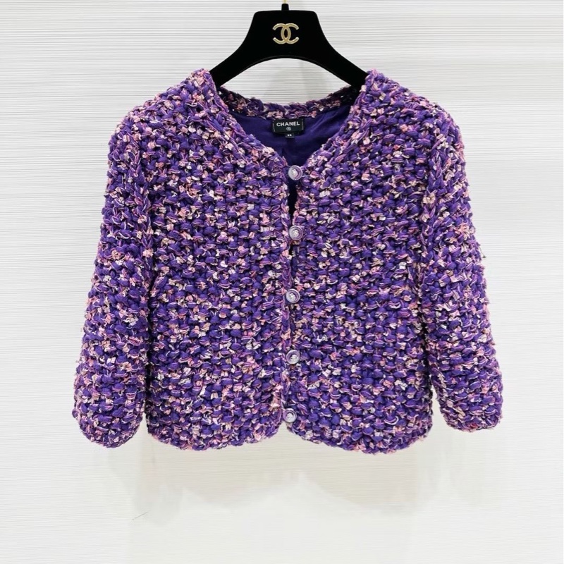 ⭐️ Chanel Tweed Jacket 編織外套-0