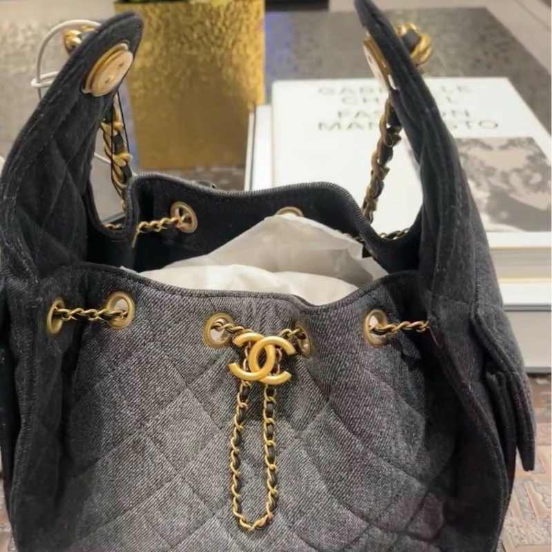 Chanel香奈兒25bag漸變牛仔小號-1