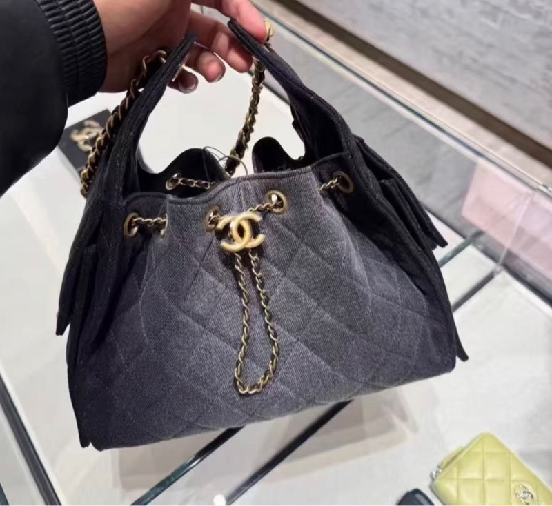 Chanel香奈兒25bag漸變牛仔小號-2