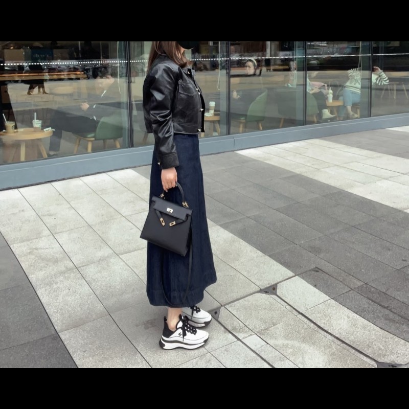 Chanel 香奈兒 經典黑白熊貓配色運動鞋 內增高-2