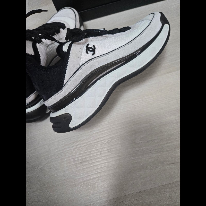 Chanel 香奈兒 經典黑白熊貓配色運動鞋 內增高-8