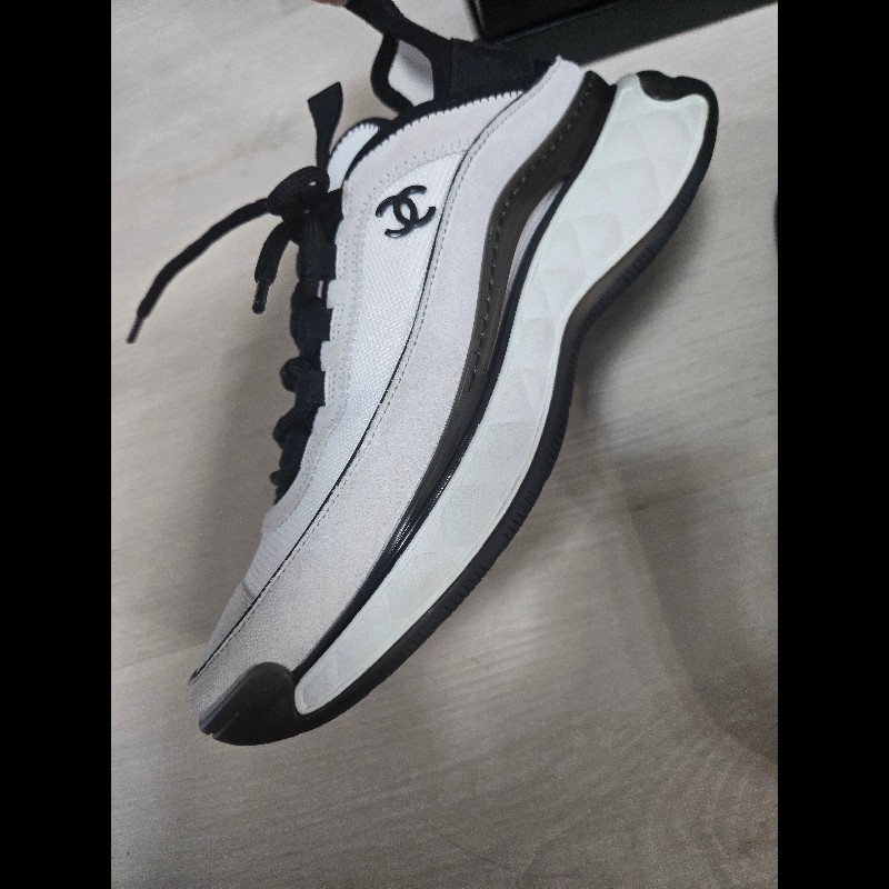Chanel 香奈兒 經典黑白熊貓配色運動鞋 內增高-12