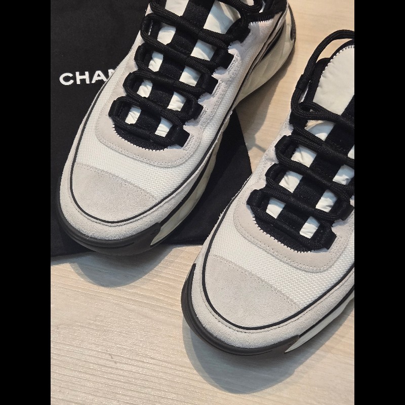 Chanel 香奈兒 經典黑白熊貓配色運動鞋 內增高-13