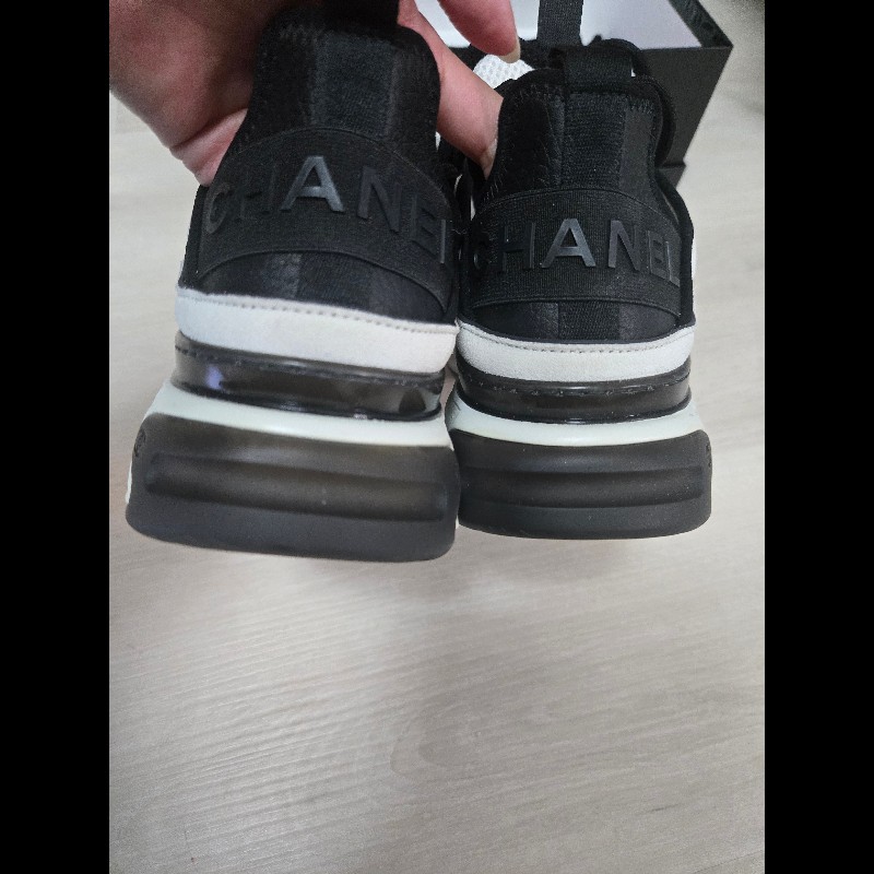 Chanel 香奈兒 經典黑白熊貓配色運動鞋 內增高-14