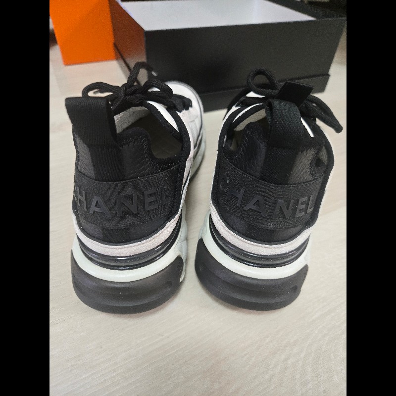 Chanel 香奈兒 經典黑白熊貓配色運動鞋 內增高-15