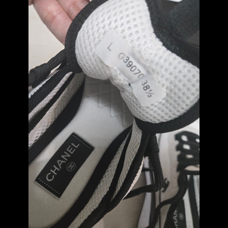 Chanel 香奈兒 經典黑白熊貓配色運動鞋 內增高-18