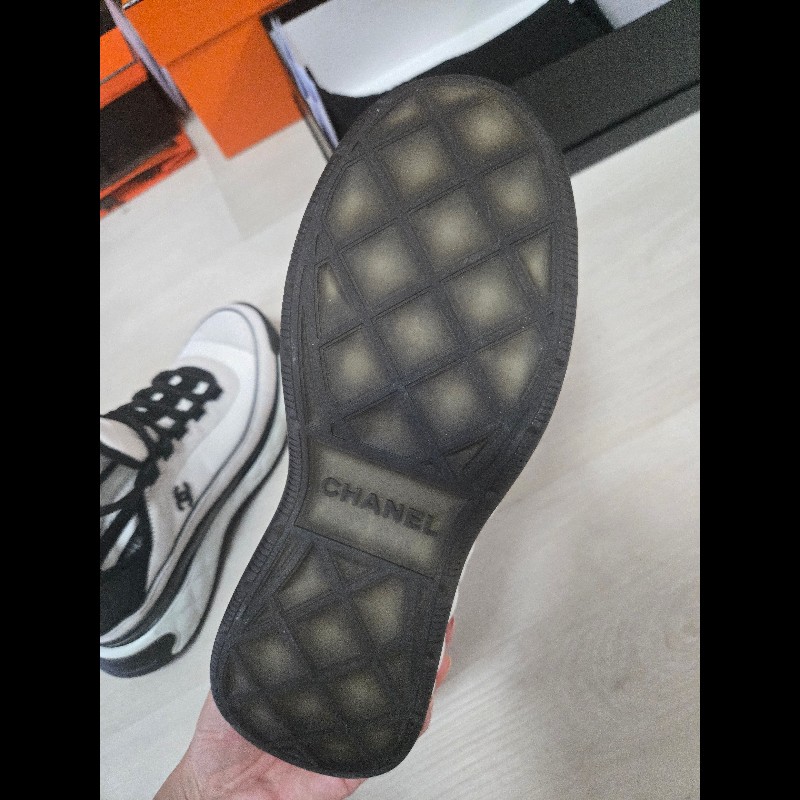 Chanel 香奈兒 經典黑白熊貓配色運動鞋 內增高-24