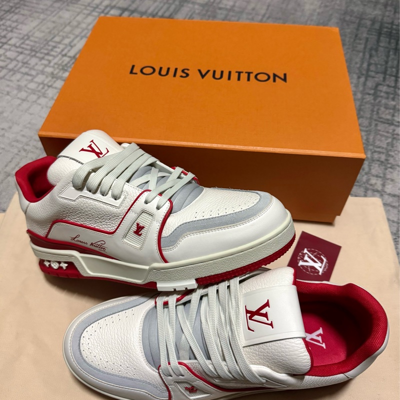 LV TRAINER (全新) 白紅 8號 Sneaker 球鞋 LOUIS VUITTON-1