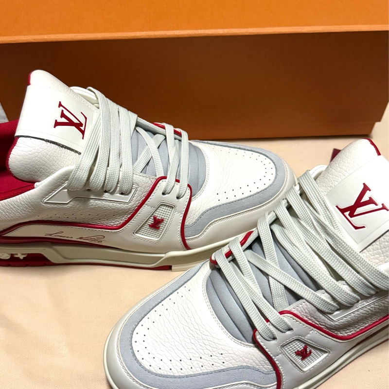 LV TRAINER (全新) 白紅 8號 Sneaker 球鞋 LOUIS VUITTON-4
