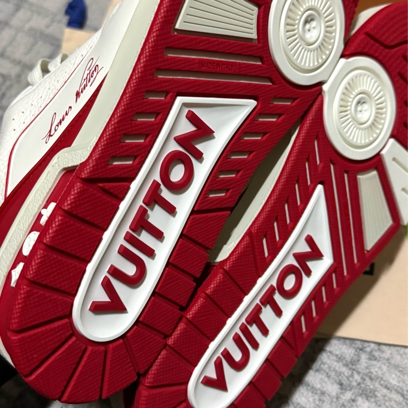 LV TRAINER (全新) 白紅 8號 Sneaker 球鞋 LOUIS VUITTON-8