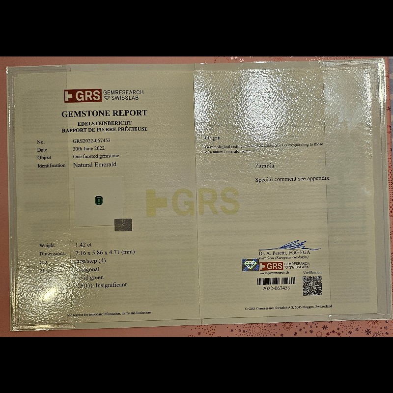 Cartier 祖母綠1. 42ct無油戒指-5