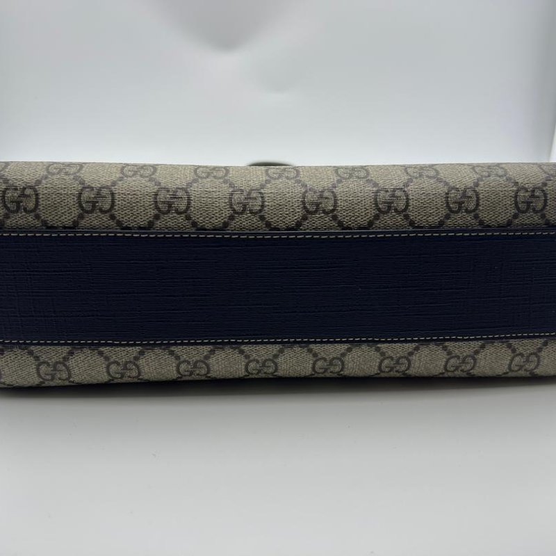 古馳 經典老花帆布手提托特包-7