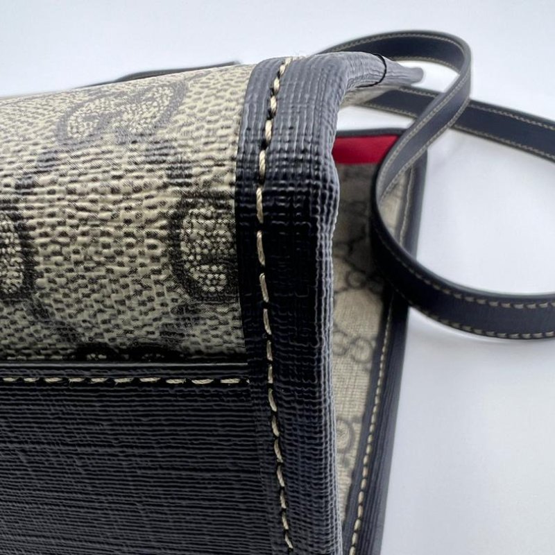 古馳 經典老花帆布手提托特包-12